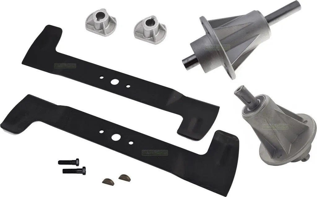 Set Lame 122cm + Supporti Mozzo per Trattorini Twin Cut GGP Stiga