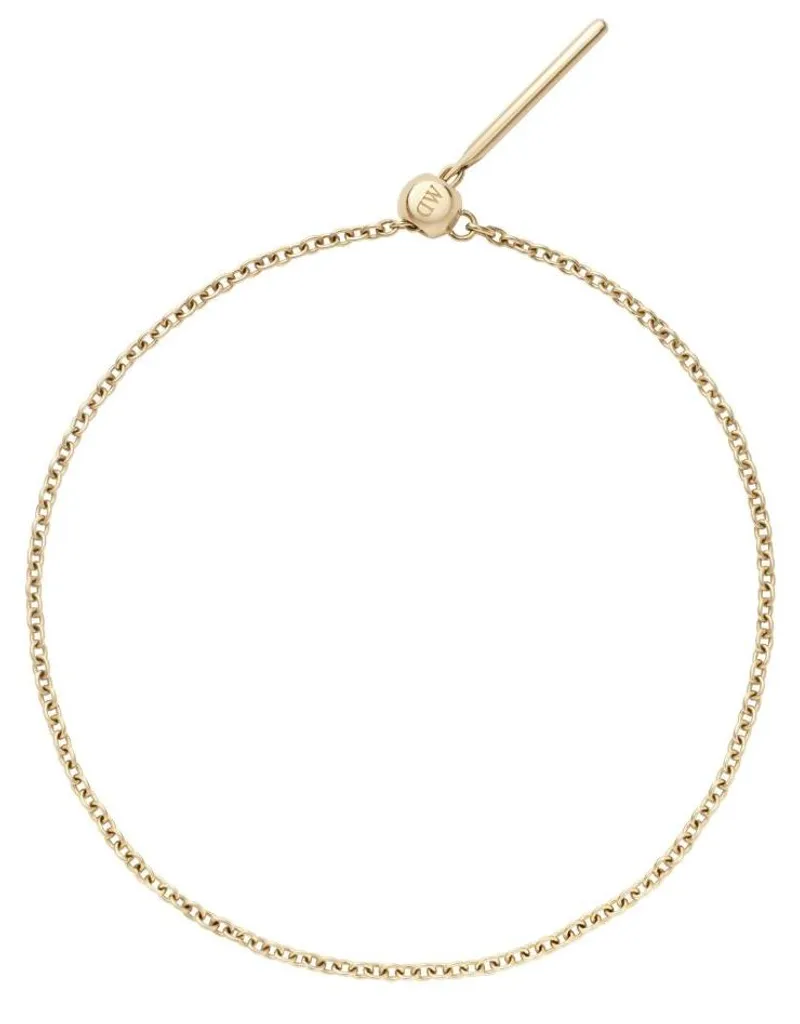 Bracelet Rolo Charms plaqué or DW00400393 pour femme élégante
