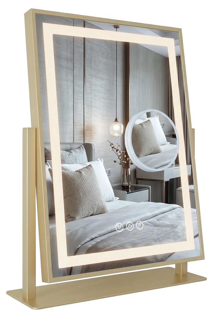 Miroir Rea Lumi 30X40 Led Or Image du produit 