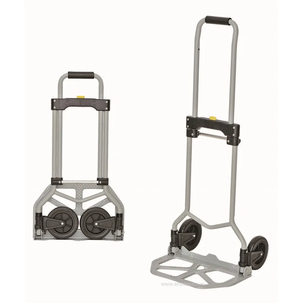 Chariot Benson Pliable 65 kg avec Roues Renforcées et Structure Acier