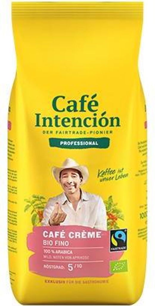Café Intención Professional CAFÉ CRÈME  FINO, 1000g Bohnen Produktbild 