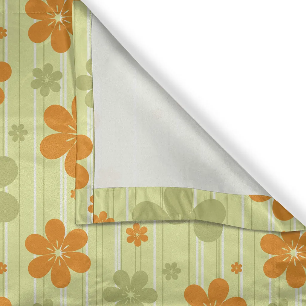 Tende Decorative ABAKUHAUS 2 Pannelli 280x225cm Fiori Grafici - 3