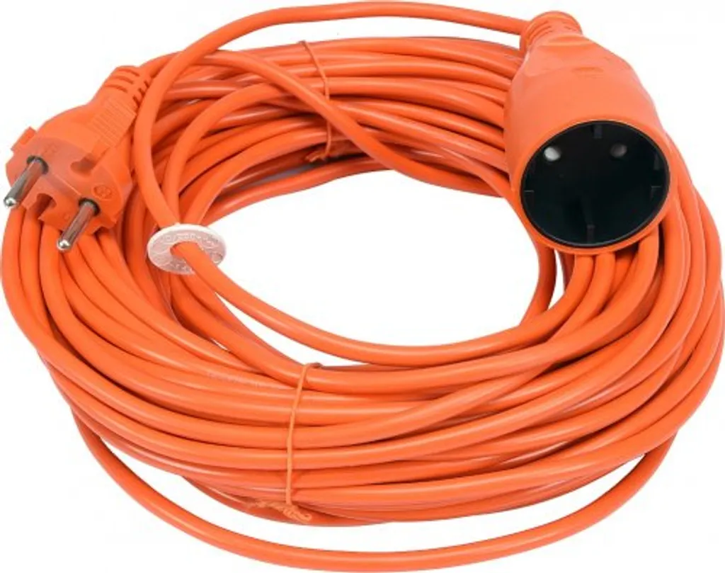Vorel 82673 Rallonge Électrique Orange 20m - Câble de Jardin Robuste