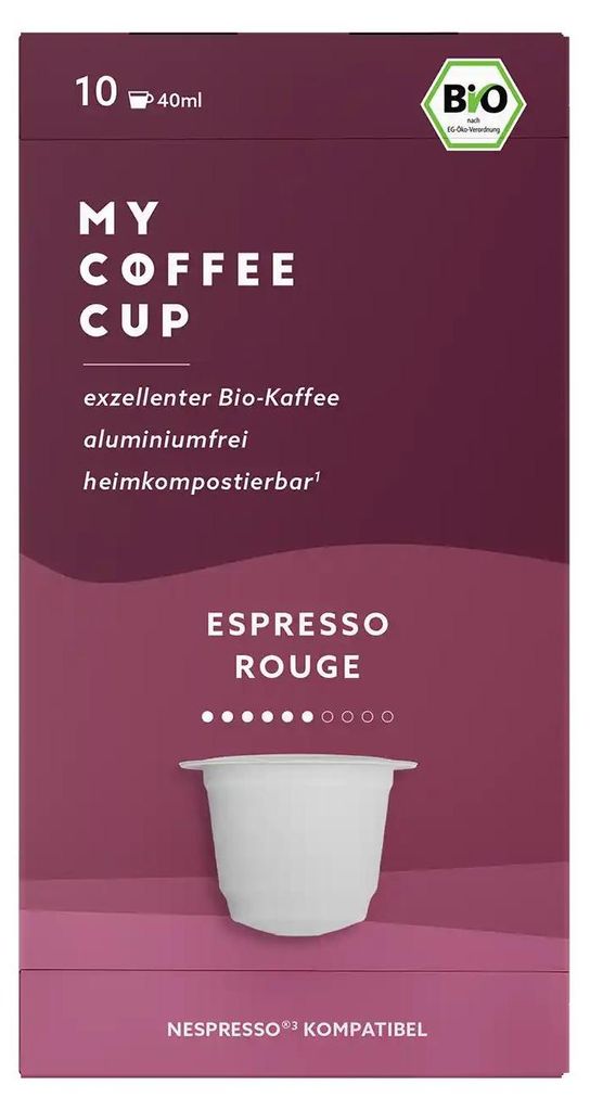 My Coffee Cup - Espresso Rouge – 10 Kapseln