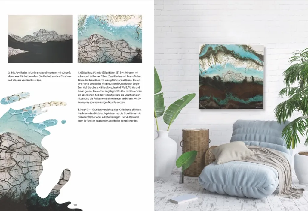 Résine pour Table Rivière et Inclusion d'Objets en Bois ou Décorations - 4