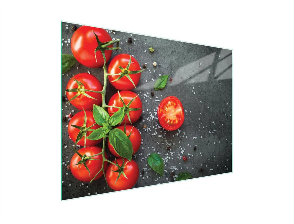 Tagliere in Vetro 40x30 Pomodori: Proteggi il Top Cucina con Stile