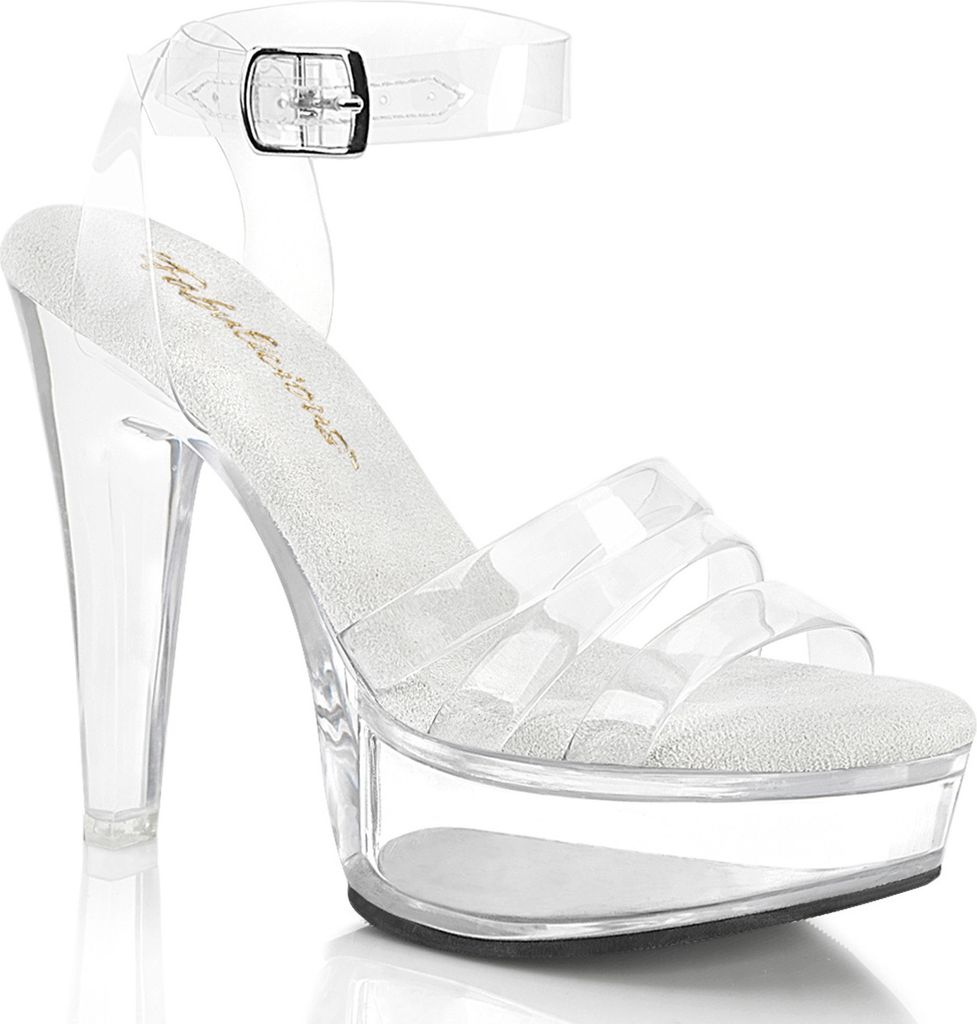 MARTINI-505 Damen Sandale von Fabulicious, Transparent  , Produktbild 