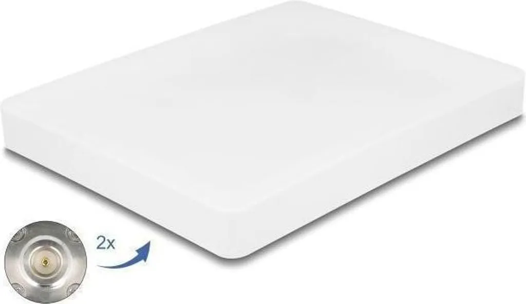 DELOCK WiFi 6 MIMO Antenne 2 x N Buchse 8 dBi