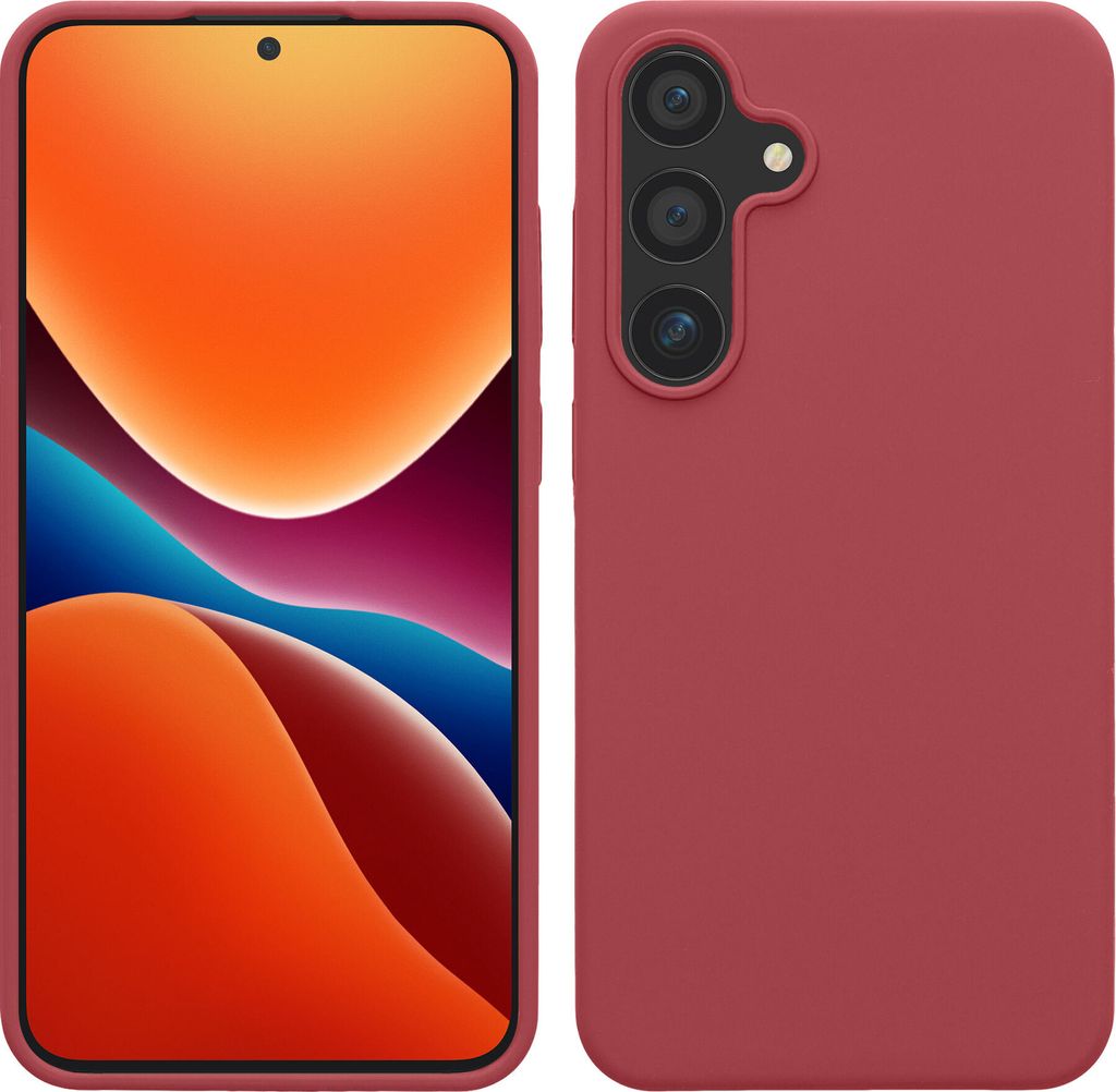 kwmobile Hülle kompatibel mit Samsung Galaxy S24 Plus Hülle - Silikon Handy Case - Handyhülle für Samsung S24 Plus weiche Oberfläche - kabelloses
