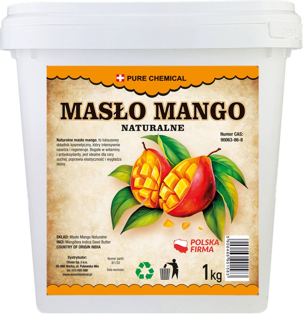 PURE CHEMICAL | Mangové máslo - 1 kg - Přírodní - Obrázek produktu 