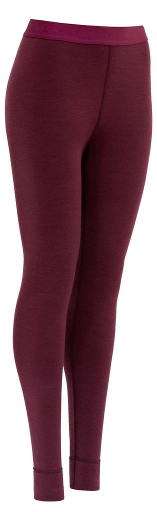 DEVOLD EXPEDITION MERINO SILK Lange Damen Funktionsunterhose rot rot L