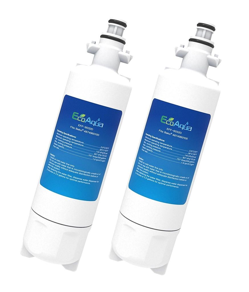 2x Beko 4874960100 kompatibilní vodní filtr Grundig Lamona, Obrázek produktu 