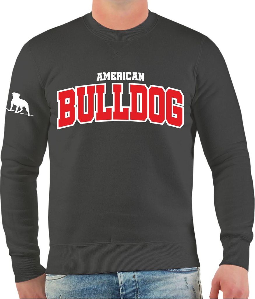 Herren Sweatshirt American Bulldog LOGO