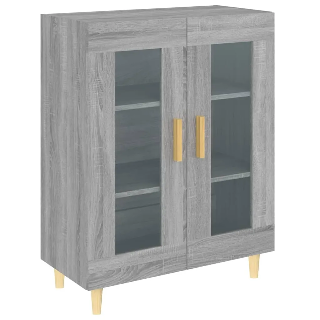 SYFAX Credenza Grigio Sonoma 69,5x34x90 cm | Mobile Buffet in Legno