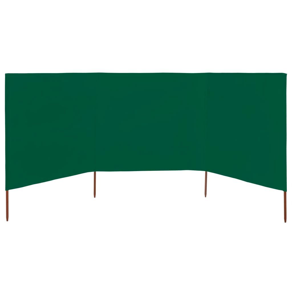 "SALE 2026"Sonnenschirme - Grün 3-teiliges Windschutzgewebe 400x80cm Grün Stabli Möbel7460894