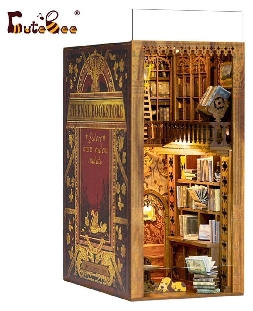 Book Nook Eternal Bookstore 23 x 11 cm Produktbild 