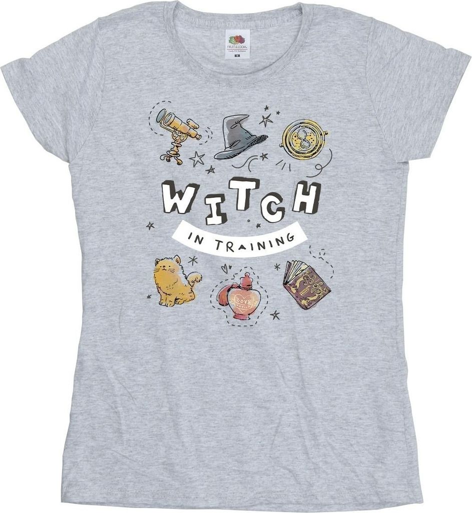 Harry Potter - "Witch In Training" T-Shirt für Damen BI24182 (XL) (Grau)