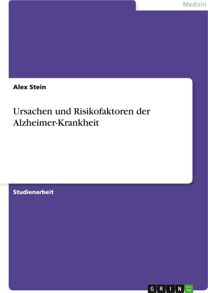 Ursachen und Risikofaktoren der Alzheimer-Krankheit