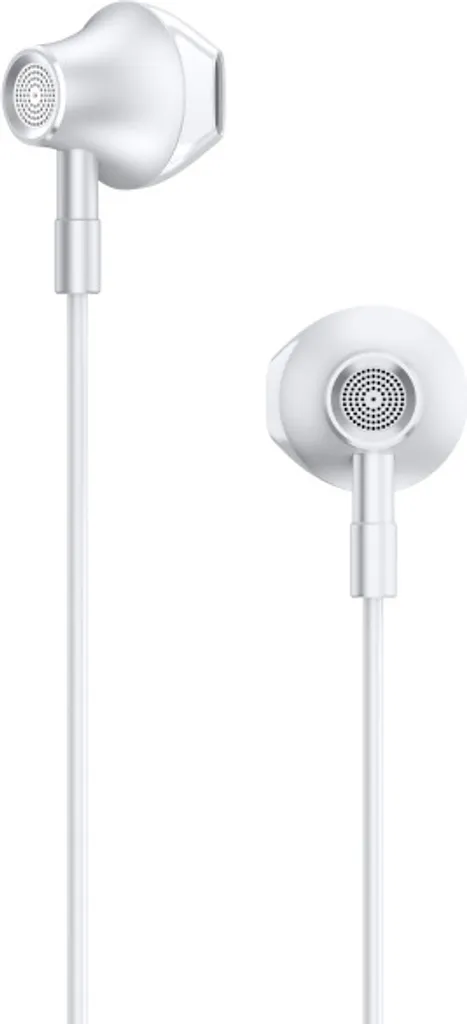 Cuffie Lenovo HF140 per Smartphone e PC: Auricolari Bianchi Anti-Nodo