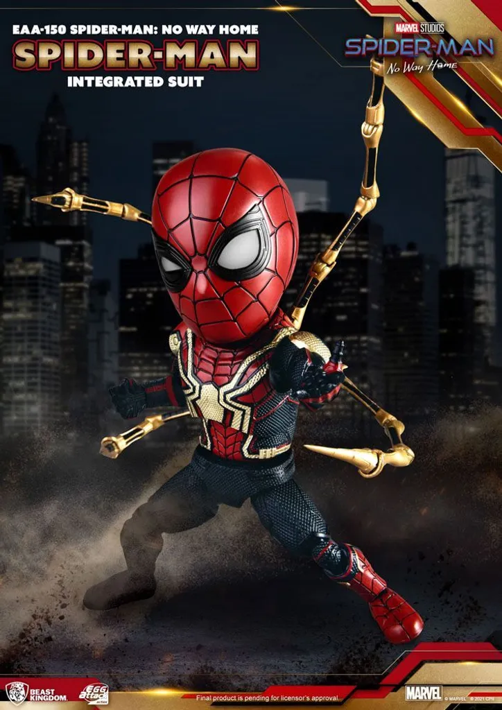 Spider-Man Integrated Suit Beast Kingdom Egg Attack Action EAA-144 17cm