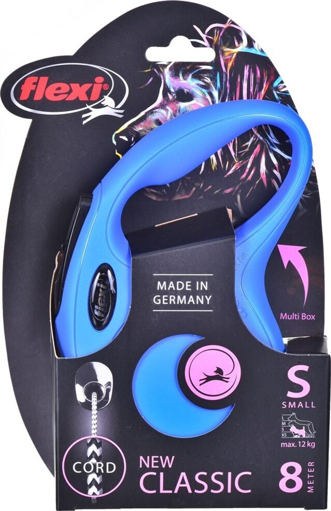 flexi New Classic S lina 8 m niebieska Zdjęcie produktu 