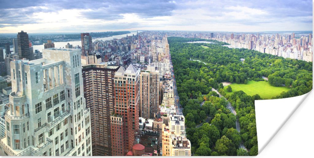 MuchoWow Poster New York - Central Park - Amerika 120x60 cm - Bild
