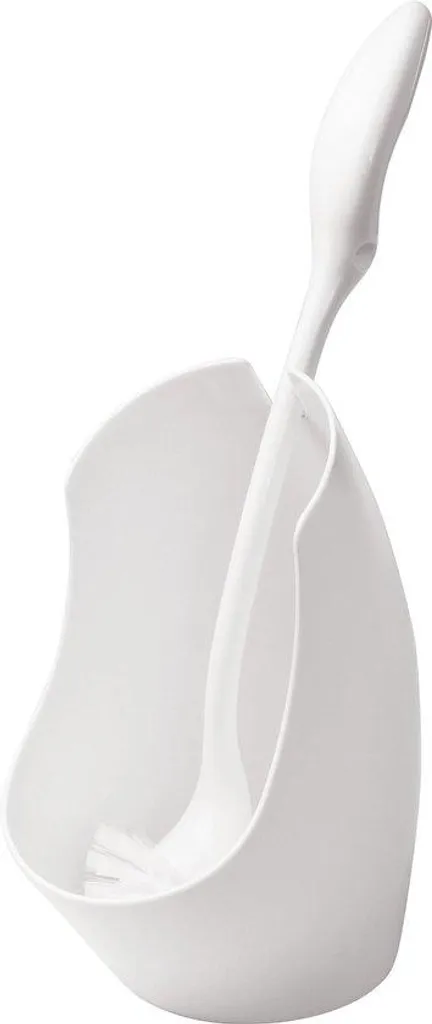 Brosse WC blanche haug conforme HACCP pour un nettoyage antibactérien
