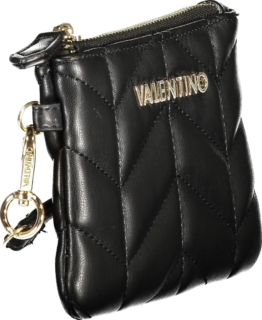 Portafoglio Nero Donna: Design a Contrasto e Zip di Sicurezza - 3