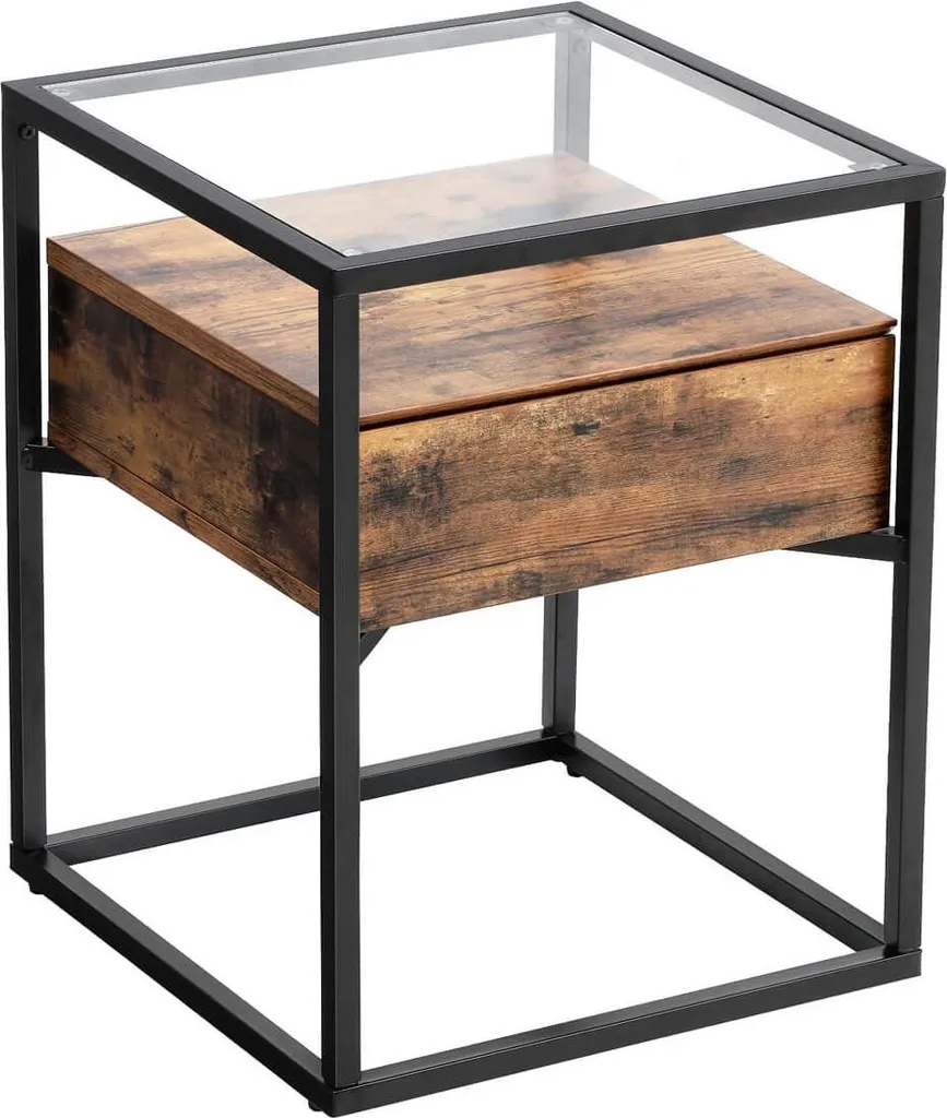 Table d'appoint en verre stable et robuste : fini les meubles fragiles