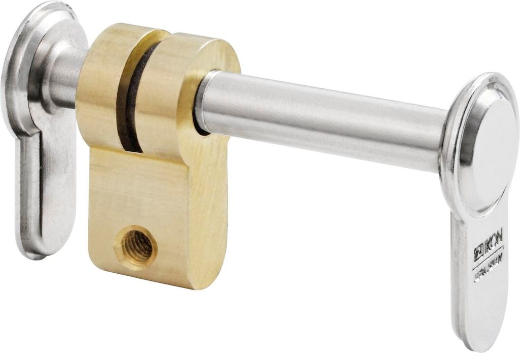 Blindzylinder 1539 PZ, vernickelt matt, verstellbar 96-165 mm