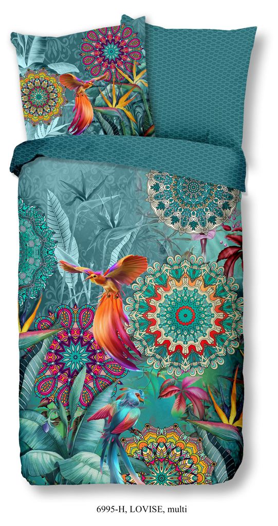 Duvet cover HIP 135x200 + 1* 80x80 cm - mandalas, flowers Produktbild 