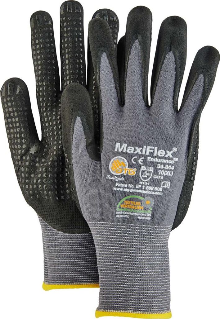 ATG Handschuh MaxiFlex Endurance 2442 grau/schwarz 11 Produktbild 
