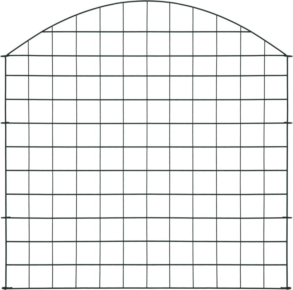 vidaXL Set di recinzione da giardino Convex 77,5x78,5 cm Immagine del prodotto 