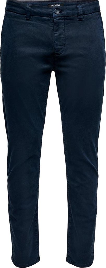 ONLY & SONS Chino Hose Basic Slim Fit Pants ONSPETE Baumwolle Twill Denim Größe: 28W / 32L