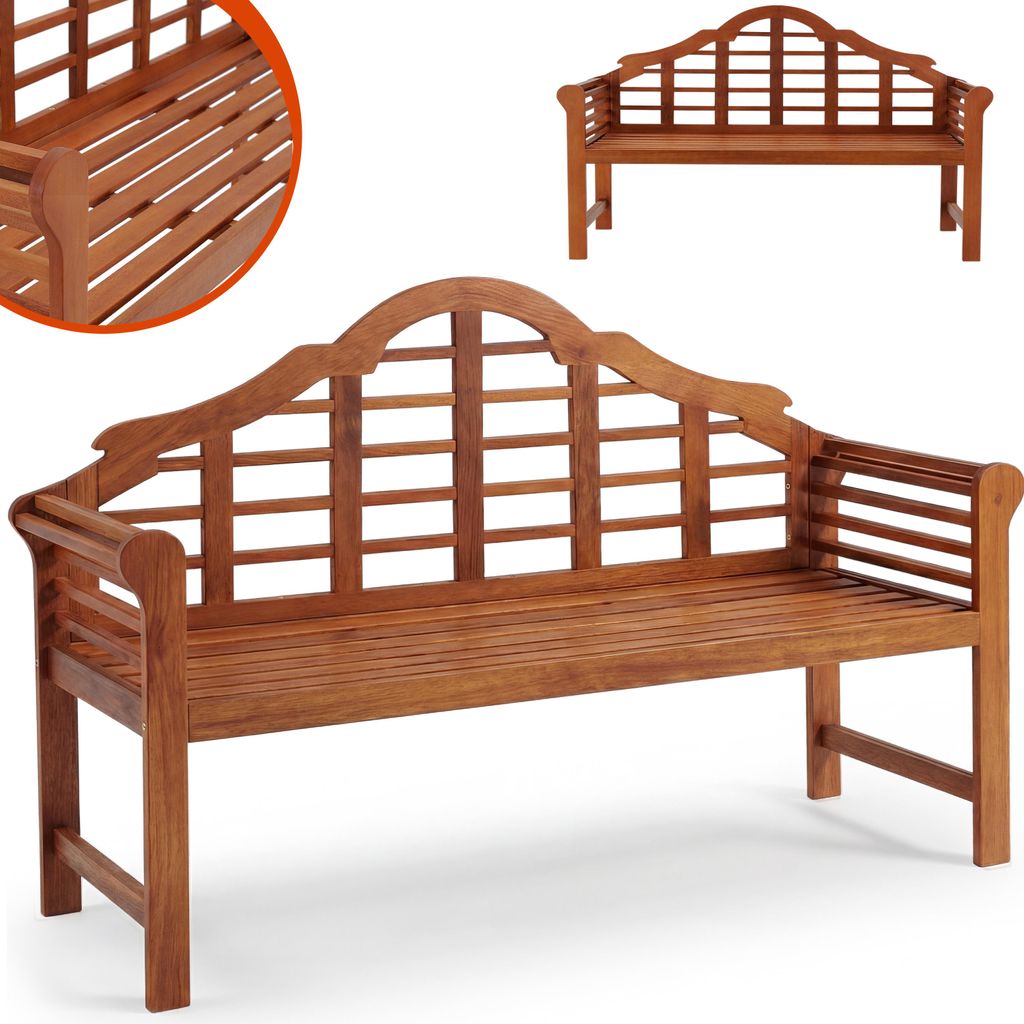 Casaria Banc de jardin Marlboro en bois eucalyptus Image du produit 