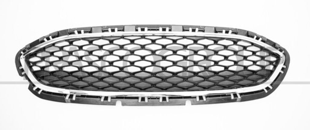 PRASCO FD3482001 Kühlergrill Frontgrill für FORD Fiesta Mk7 Schrägheck Schwarz