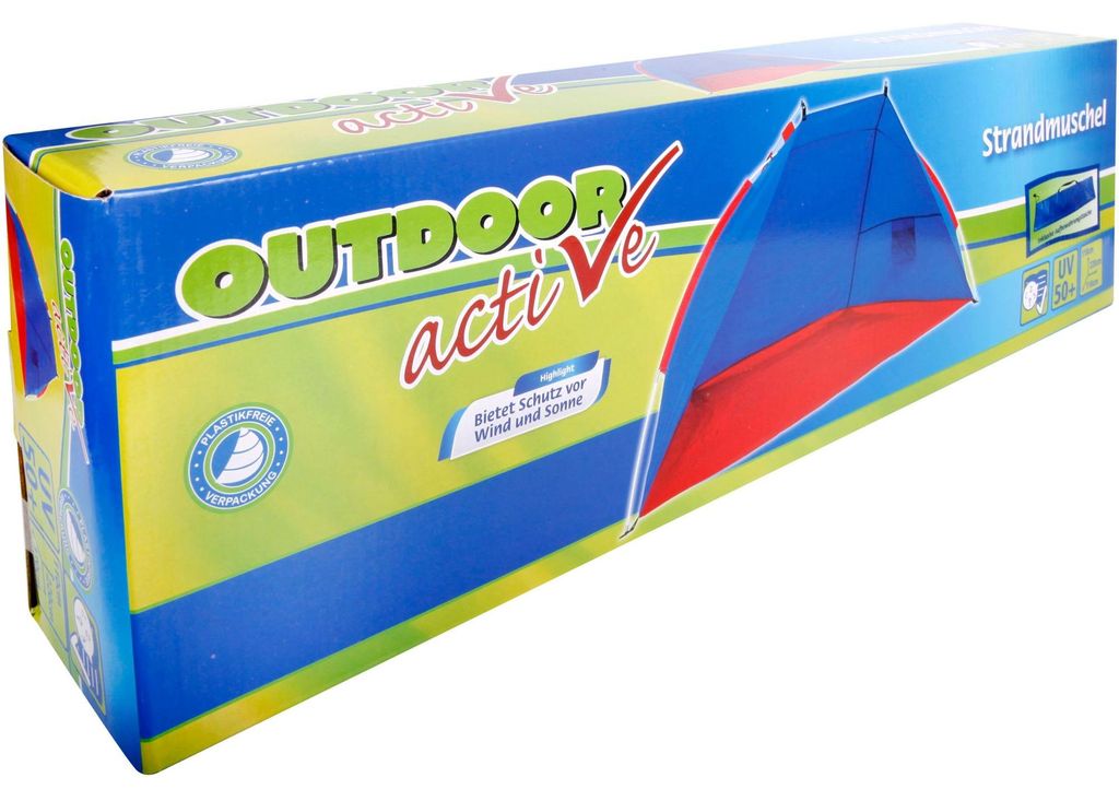 Strandmuschel Strandzelt 220x110x110cm für Kinder Produktbild 