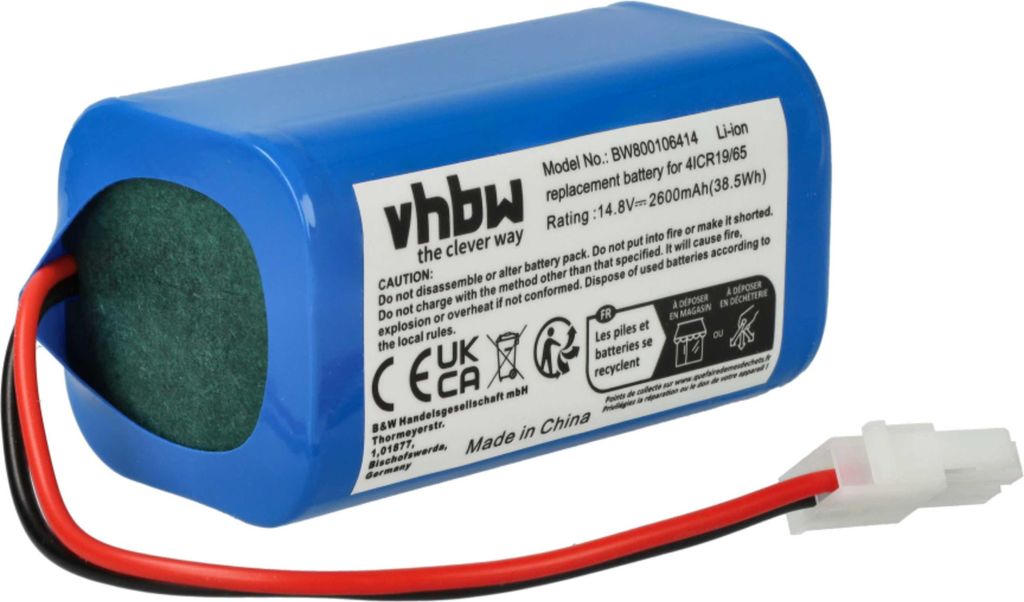vhbw Akku kompatibel mit Mamibot PreVac 650 Staubsauger Produktbild 