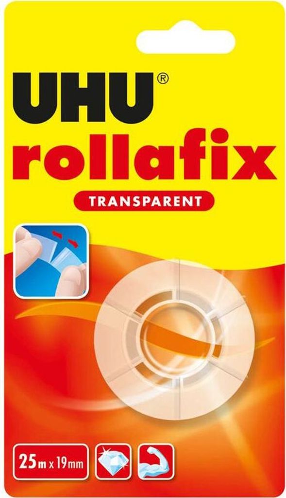 UHU Rollafix, Transparent, Tape, 1 Stück(e), Produktbild 