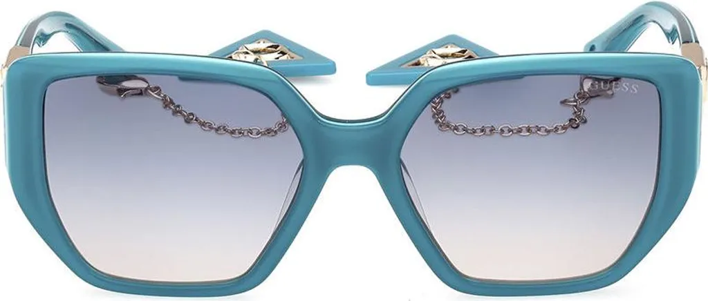 Lunettes de Soleil Géométriques Guess GU7892 Verres Bleus Dégradés