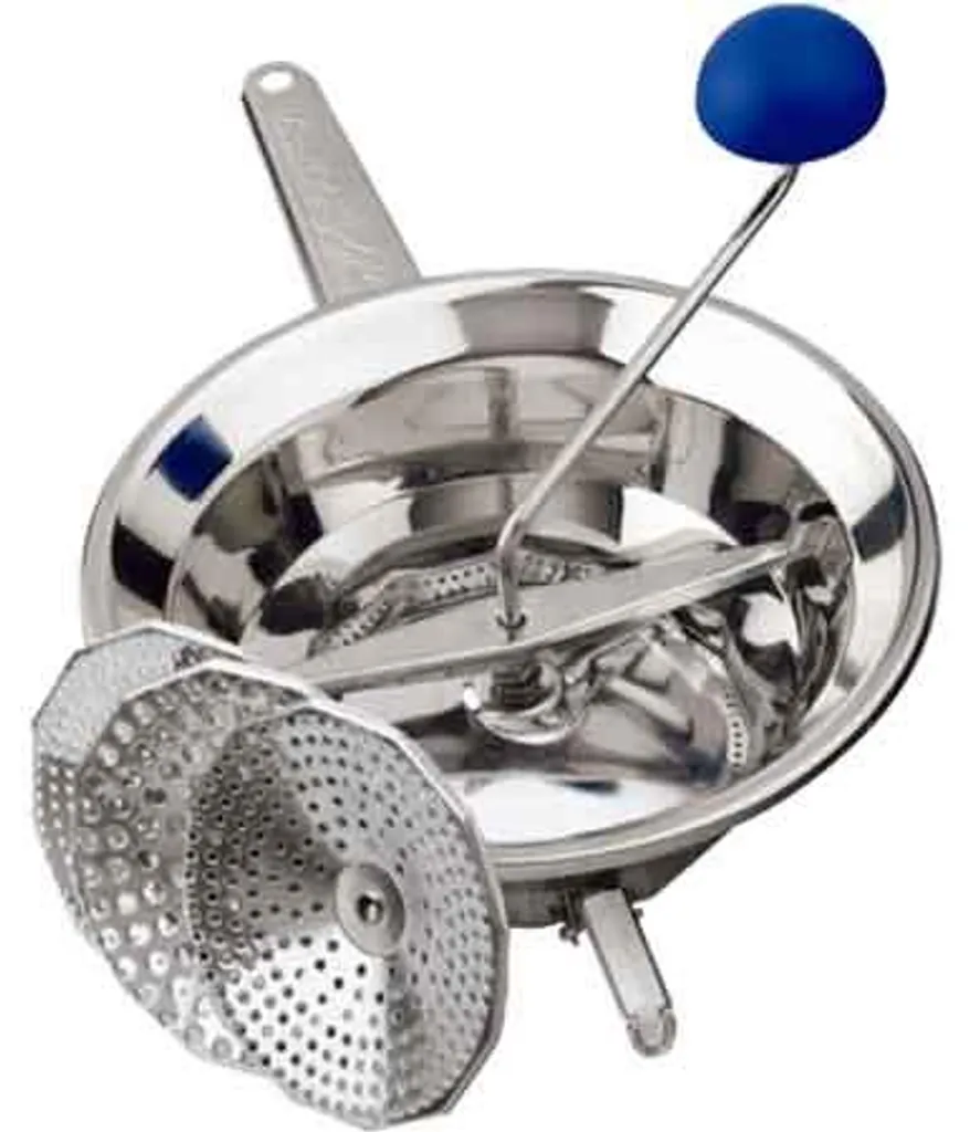 Passeur inoxydable 52644 avec maille fine et manche de confort 20cm