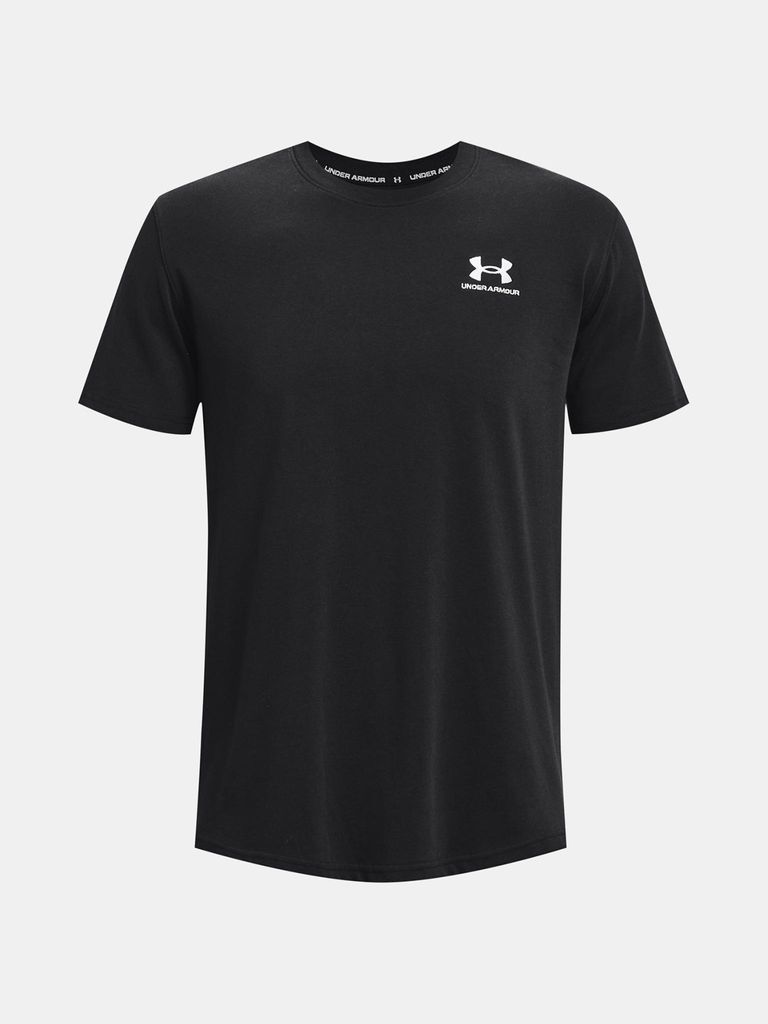 Under Armour Ua Logo Emb Heavyweight T-Shirt SS-Schwarz 1373997-001__MD