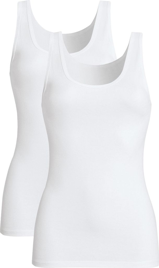 Con-ta Damen-Unterhemd 2er-Pack weiß 38