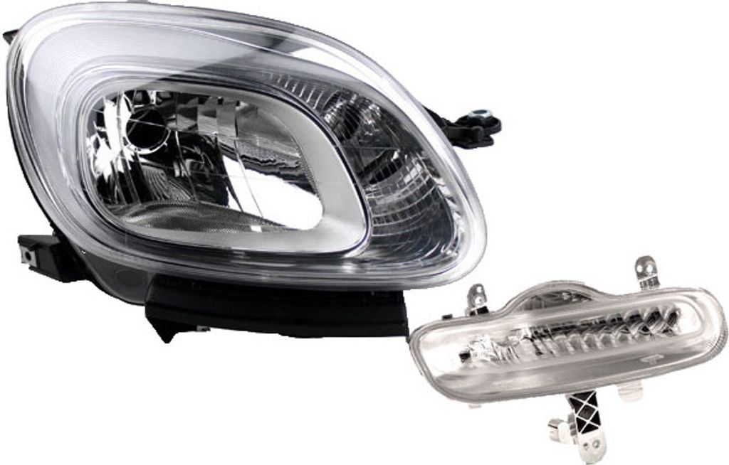 Johns, Scheinwerfer Halogen passend für Fiat Panda 312 02/12-11/20 H4 Rechts m. Blinker 51843644 0000051843644 51842914 0000051842914