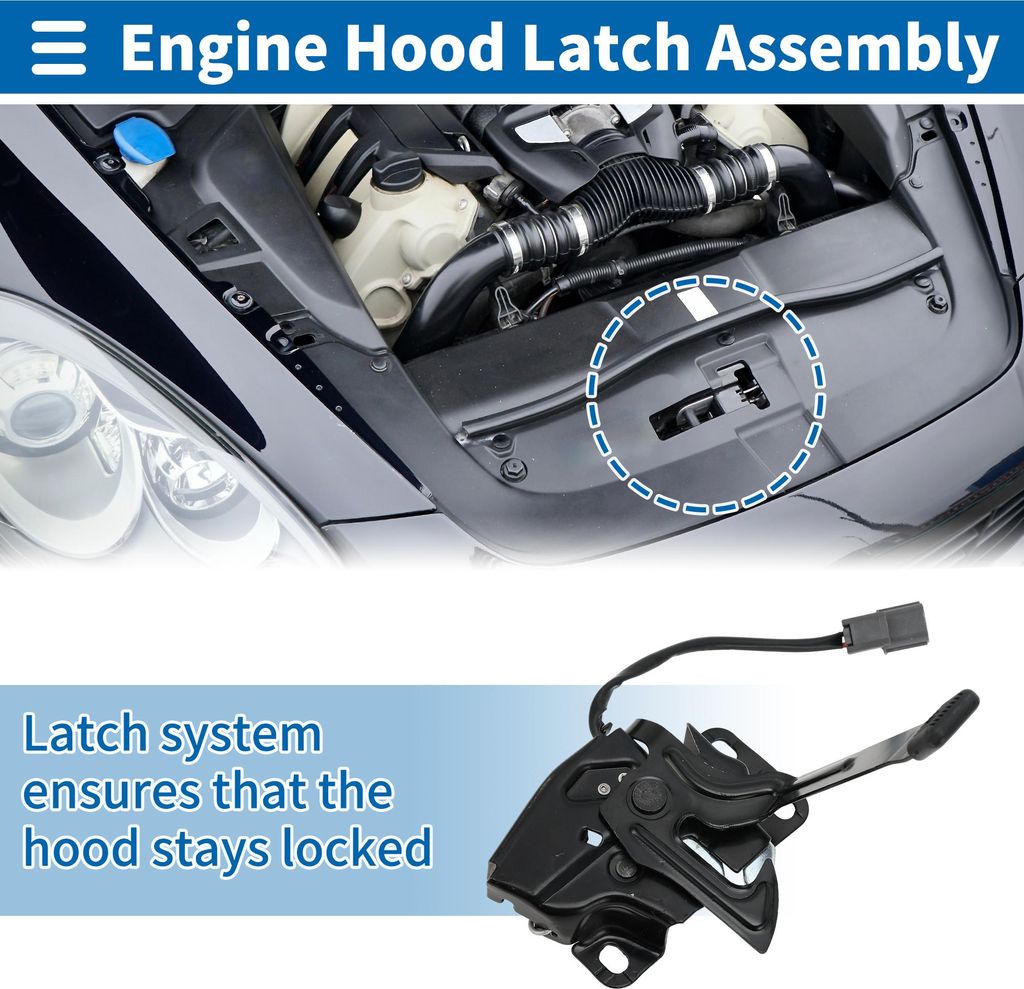 Motorhaubenverriegelung Für Acura RSX 2002-2006 Motorhaubenschloss Entriegelung Nr.74120S6M506 1 Stk