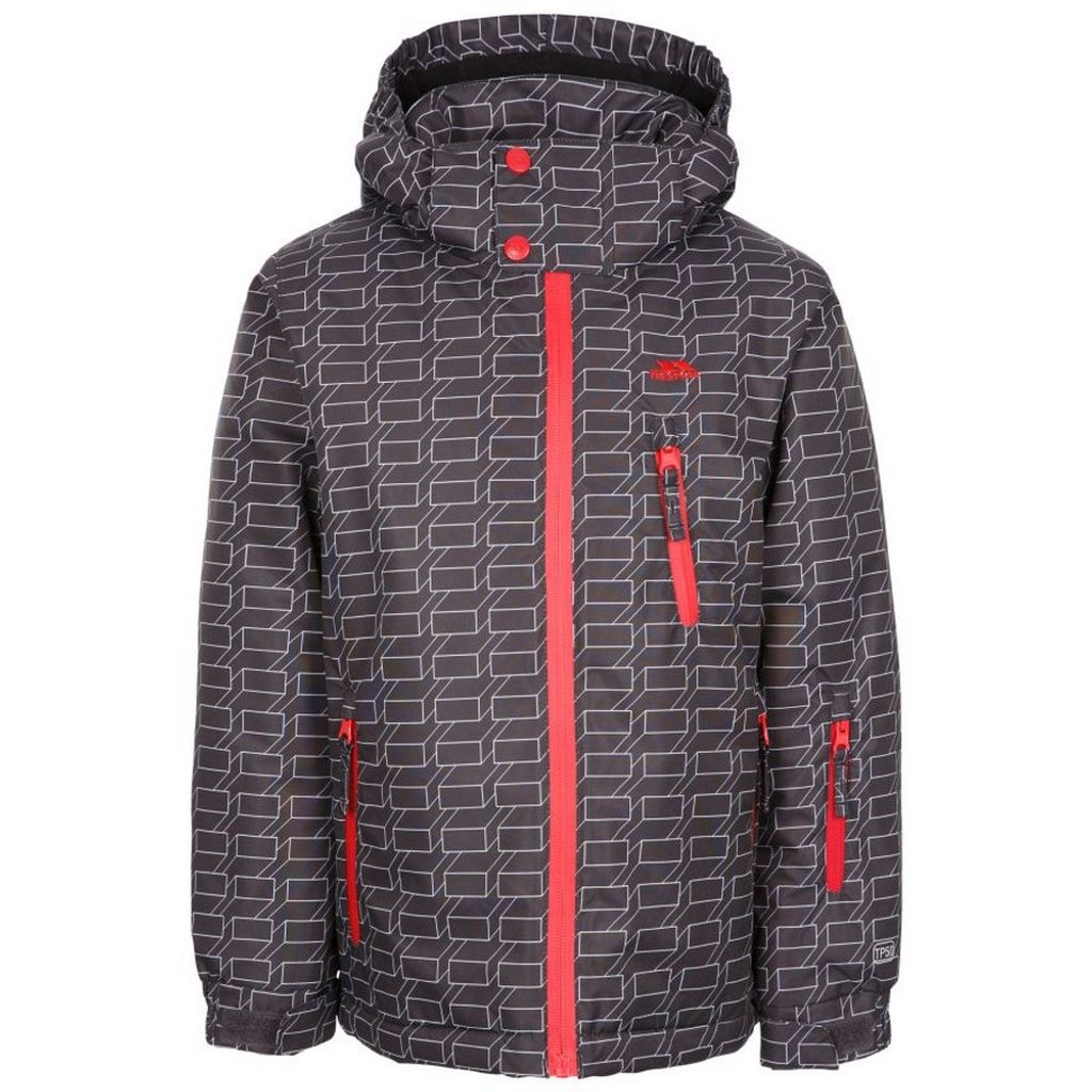 Trespass - Skijacke Wasserfest für Jungen TP5816 (146-152) (Dunkelgrau)
