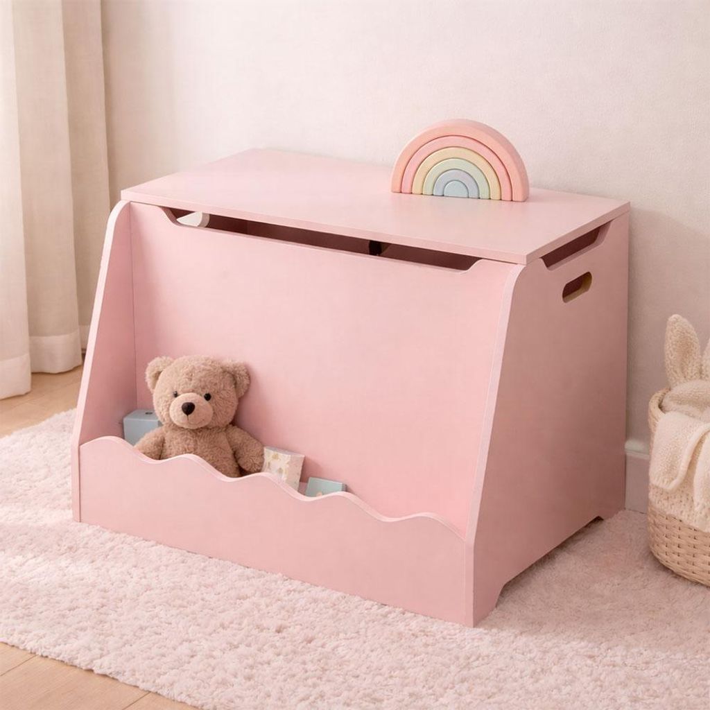 Baninni Spielzeugkiste Cloudy Rosa