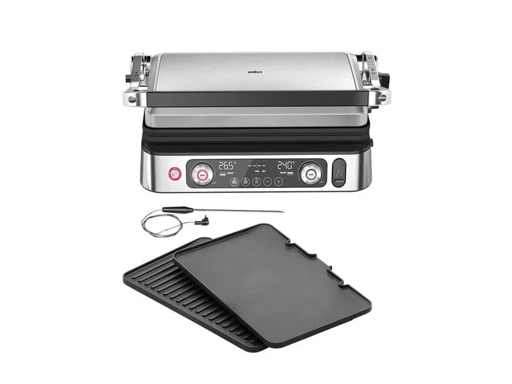Four d'Appoint Braun pour Petite Cuisine Noir et Inox avec Accessoires