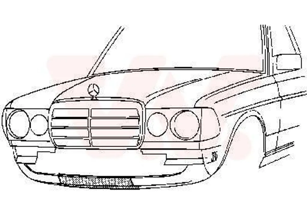 Restaurer votre Mercedes 123 avec le support de serrure avant 3010168