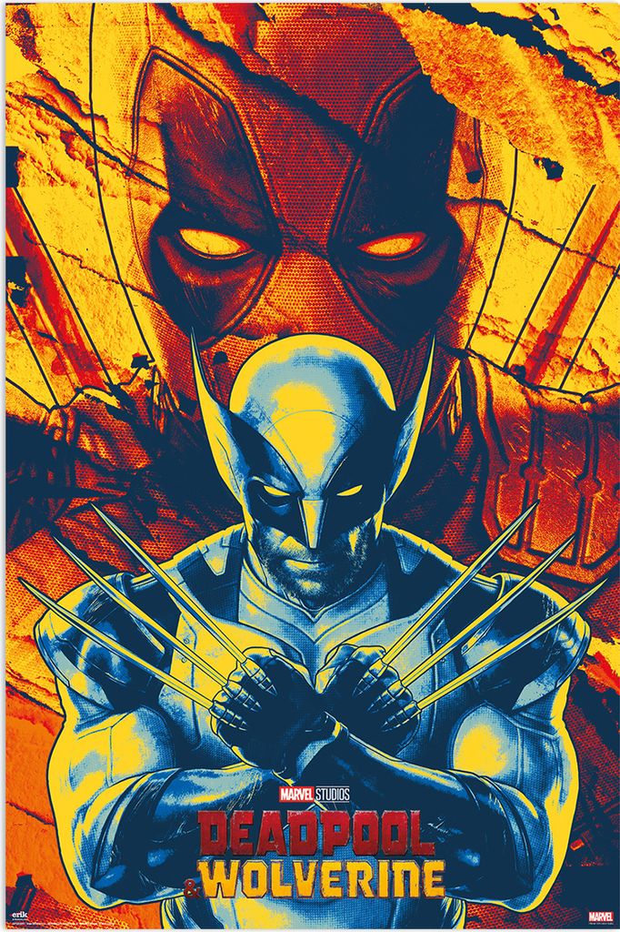 Marvel Studios Poster Deadpool & Wolverine 3 61 x 91,5 cm
